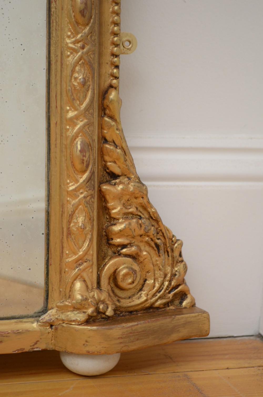 Small Victorian Overmantel Mirror  View XI
