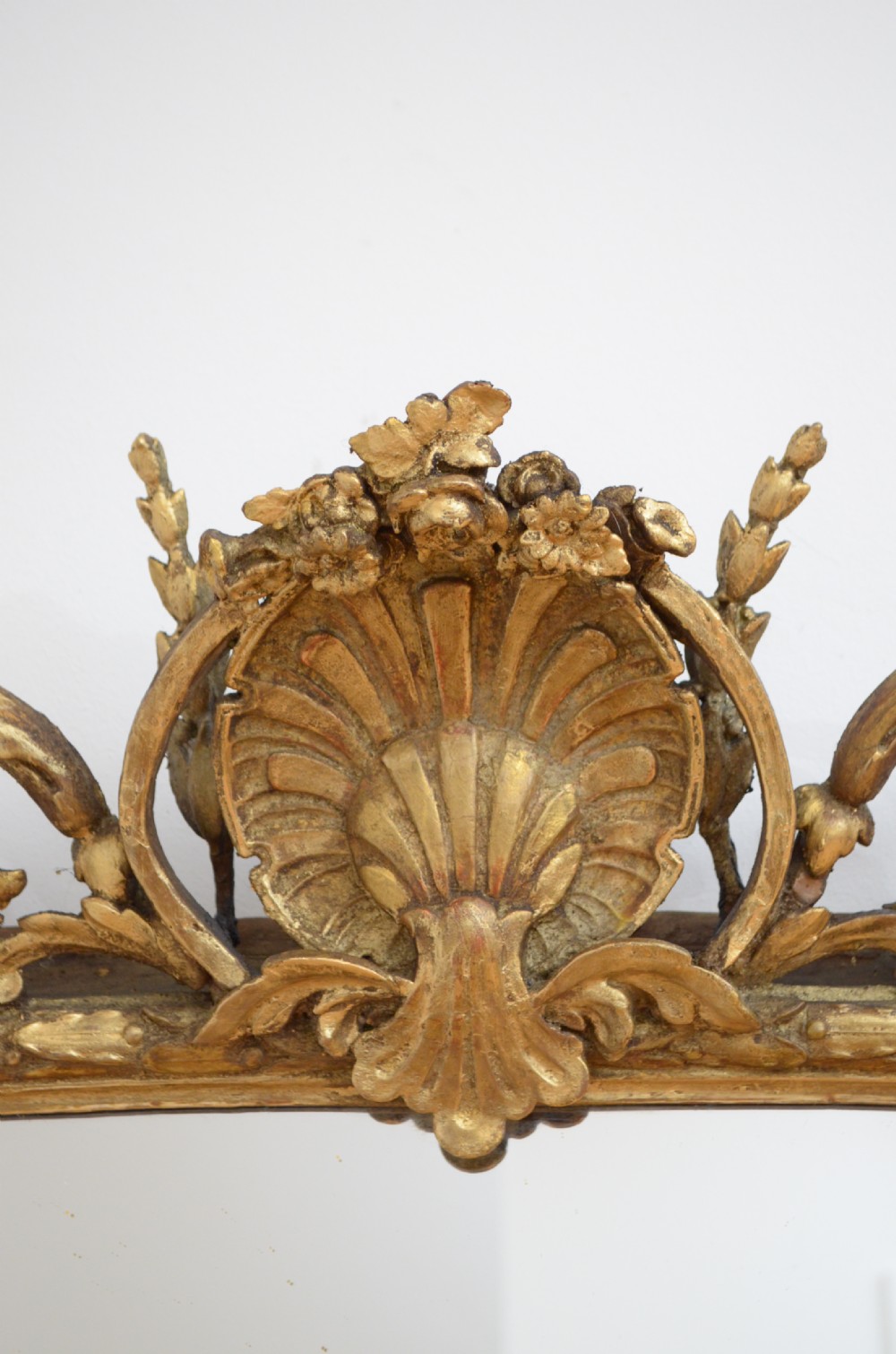Superb Large English Victorian Giltwood Wall Mirror View XII