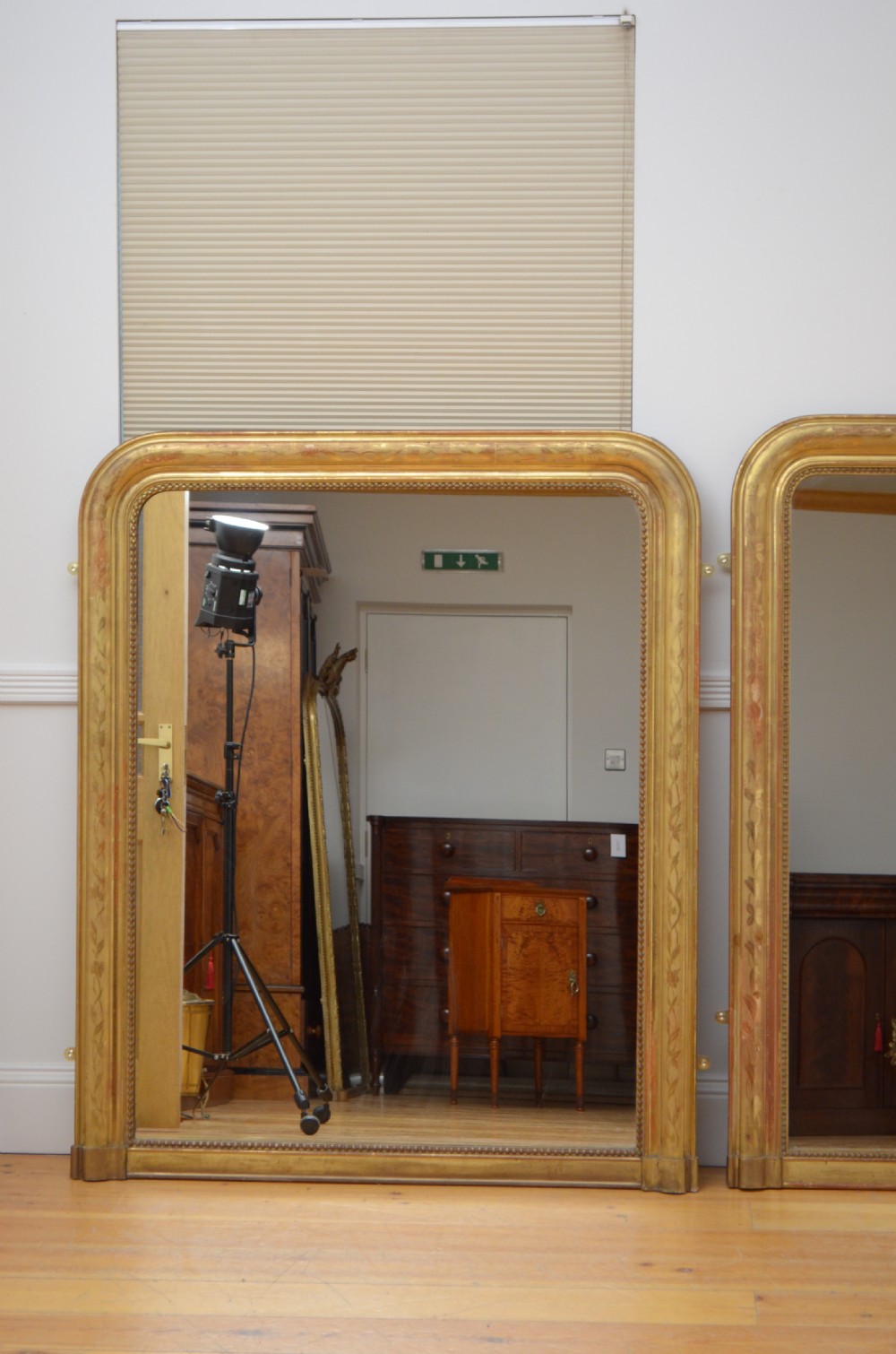 Pair of Louis Philippe Giltwood Wall View II