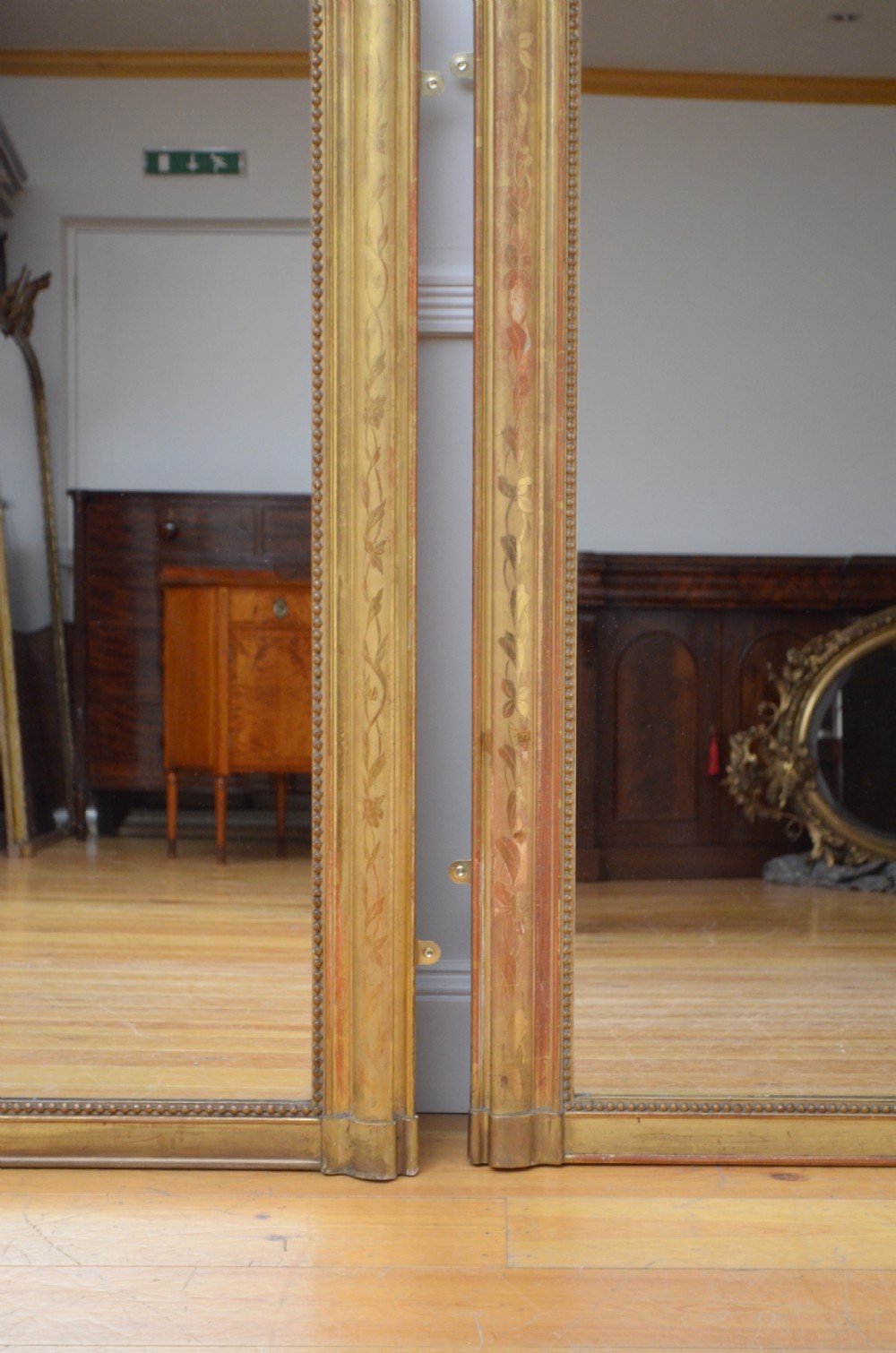 Pair of Louis Philippe Giltwood Wall View IV