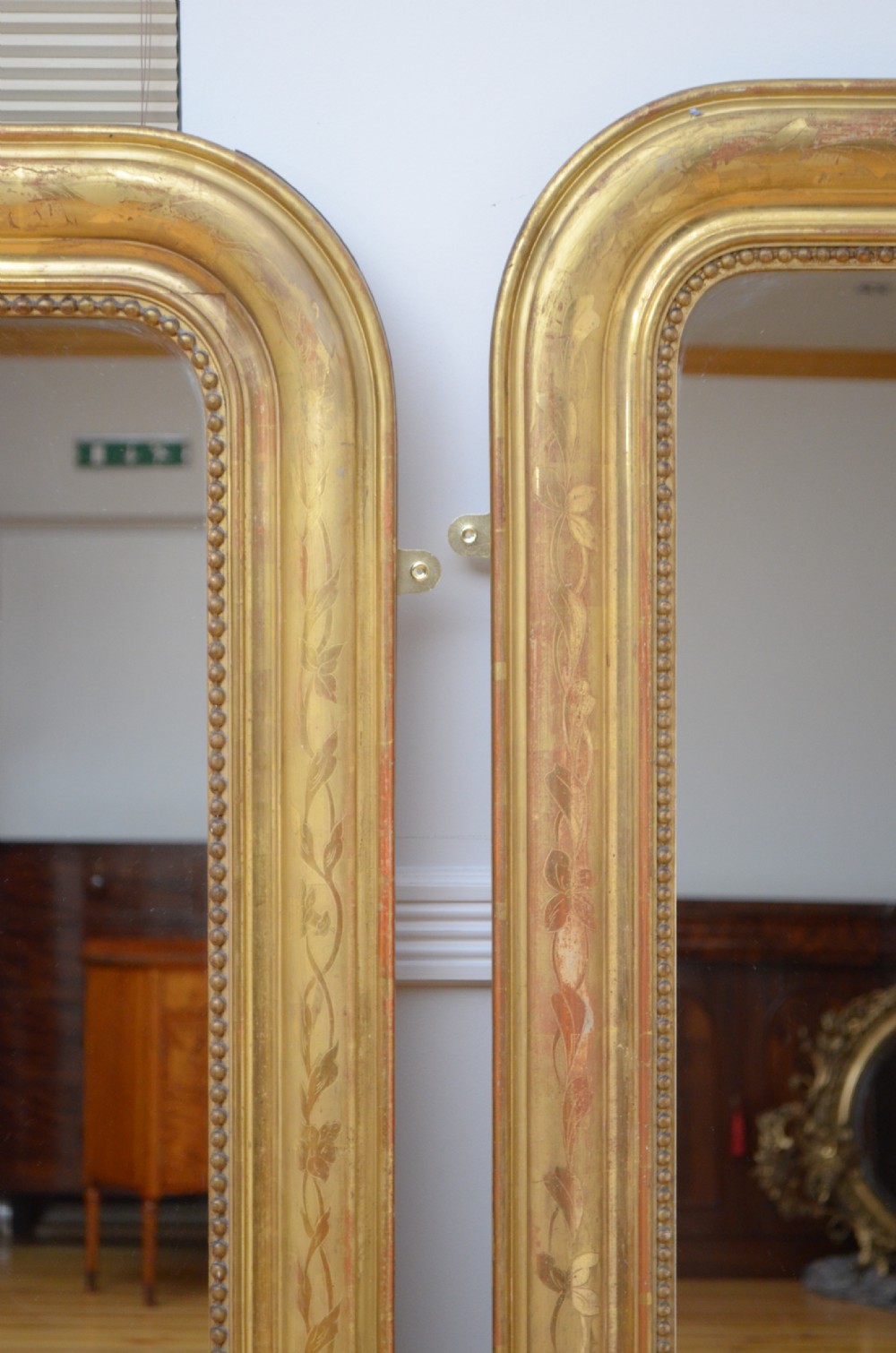 Pair of Louis Philippe Giltwood Wall View V