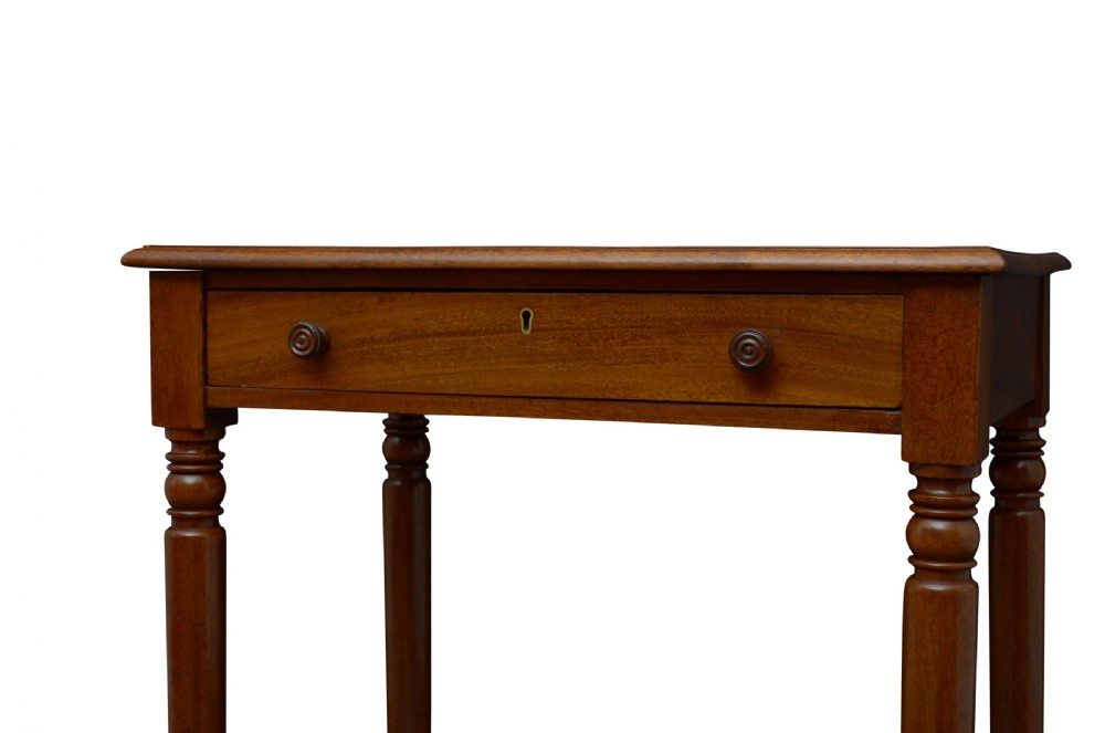 English Regency Table in Mahogany View IV