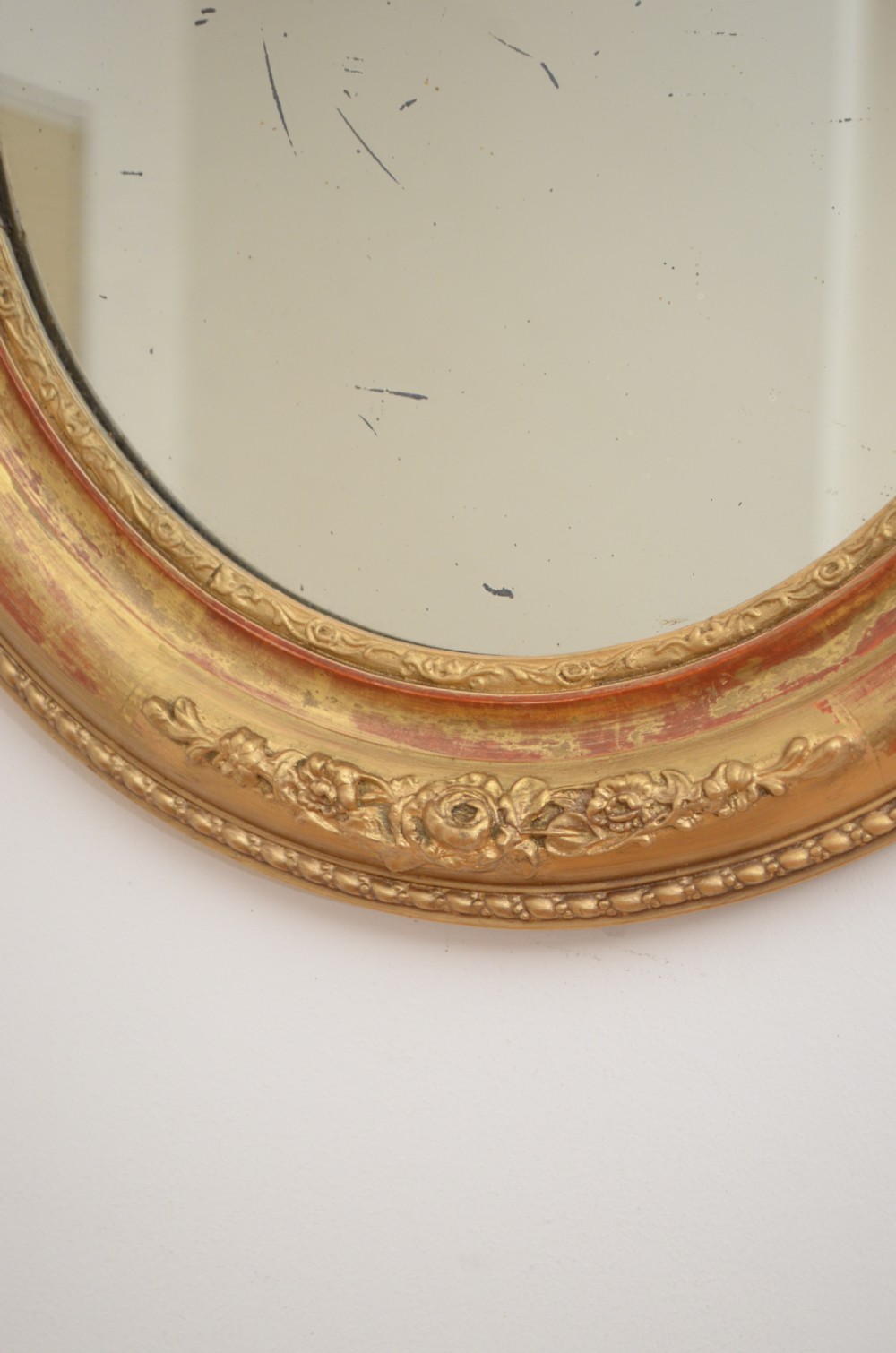 Elegant Victorian Giltwood Wall Mirror View V