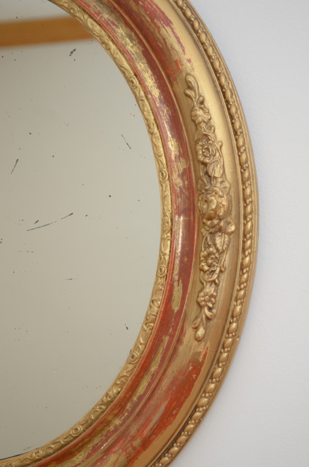 Elegant Victorian Giltwood Wall Mirror View VIII