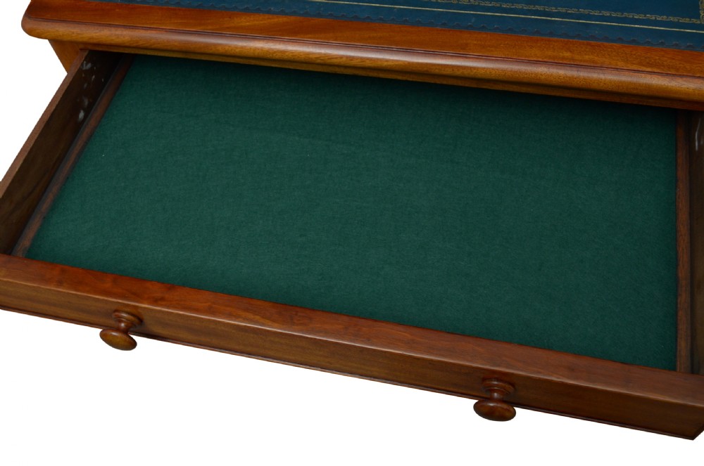 Victorian Mahogany Writing Table of Narrow Proportions  View IV