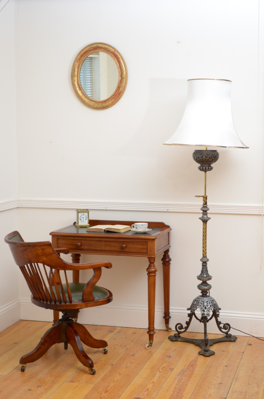 Victorian Mahogany Writing Table of Narrow Proportions  View XII