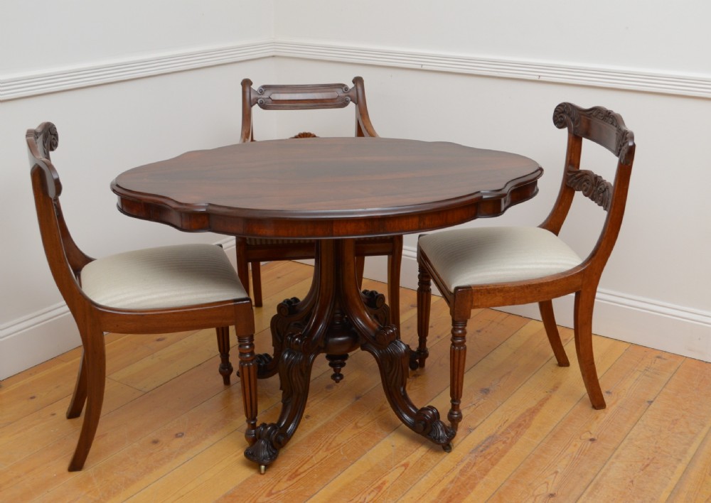 Superb Victorian Rosewood Centre Table View XI