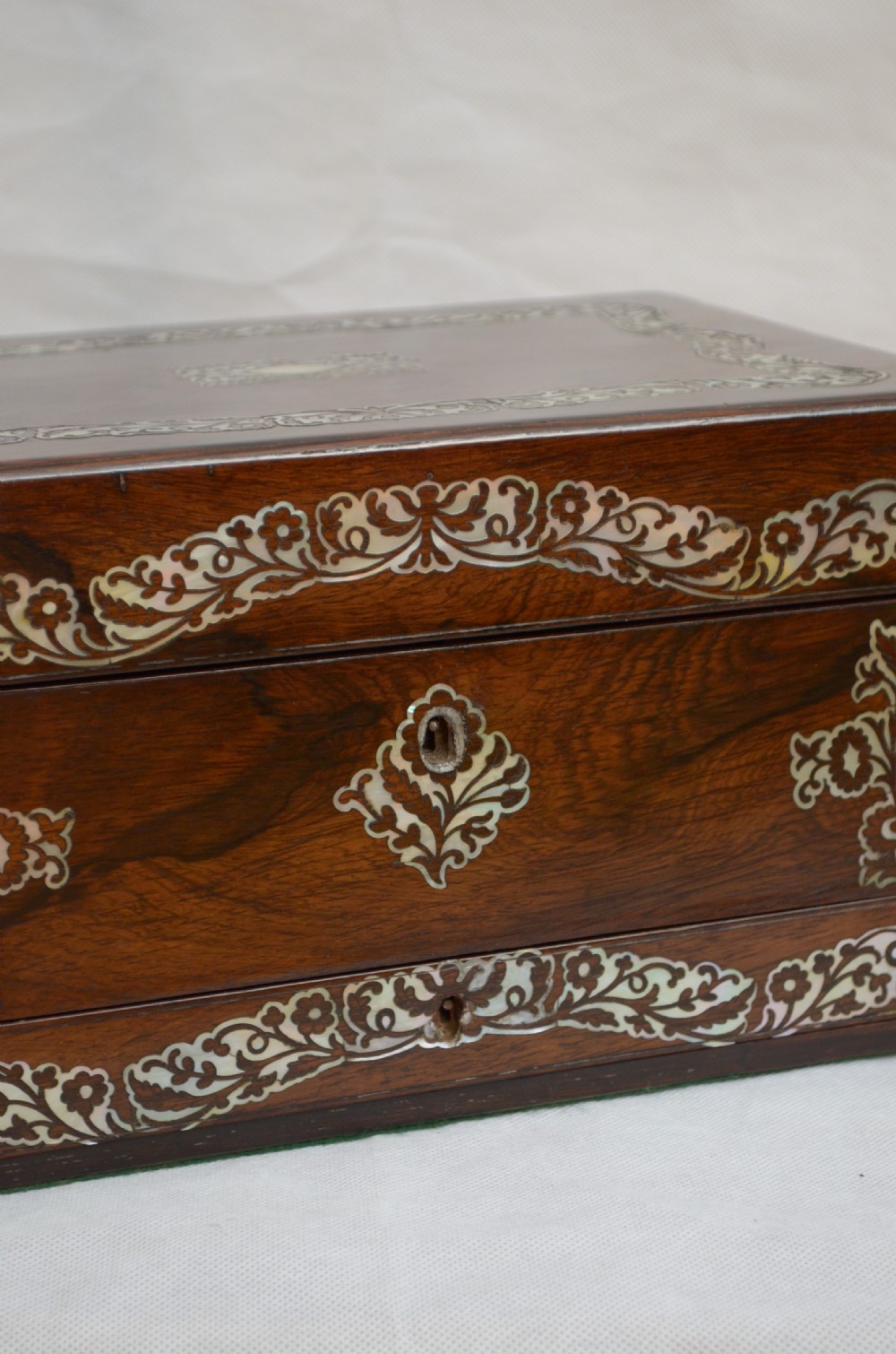 Superb Early Victorian Jewellery Box Vanity Box View XI