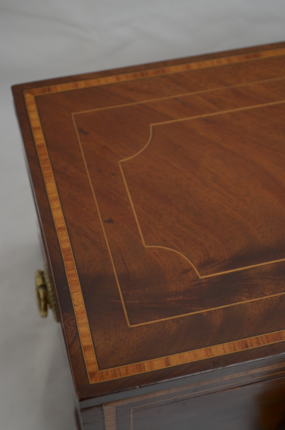 Georgian Mahogany Jewellery Box with Tray View IV