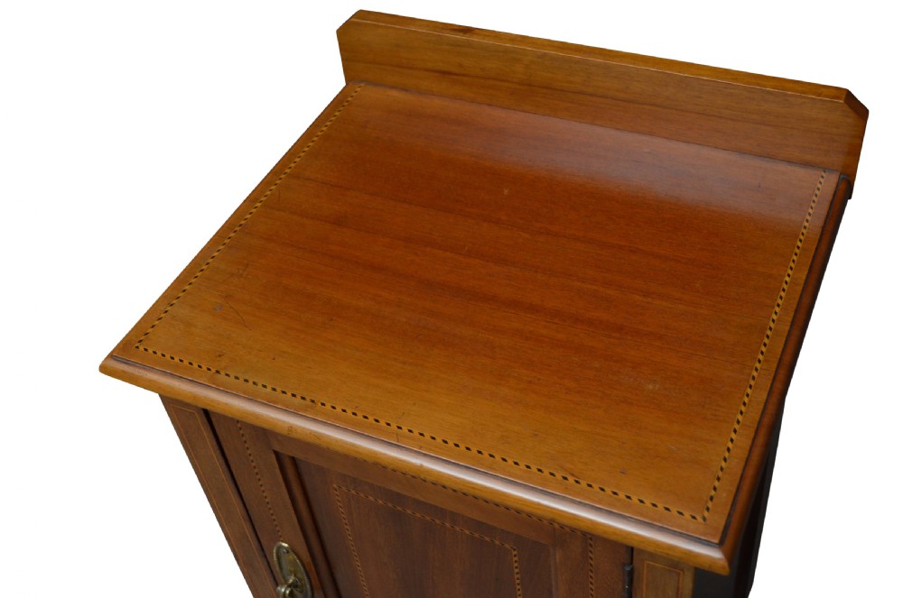 Edwardian Mahogany Bedside Cabinet View II