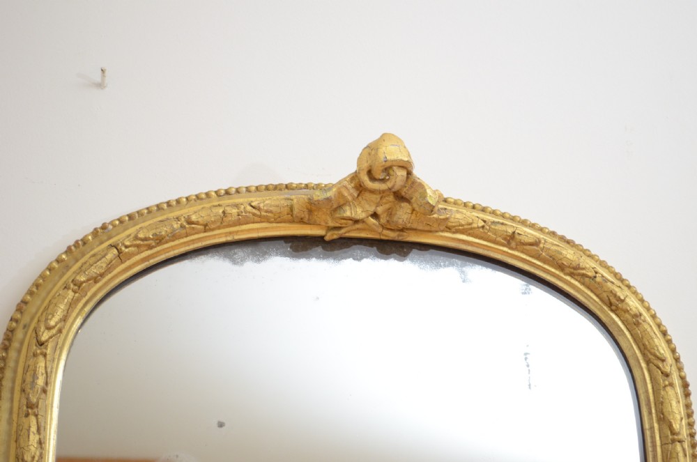 Tall and Slim Early Victorian Pier Mirror View V