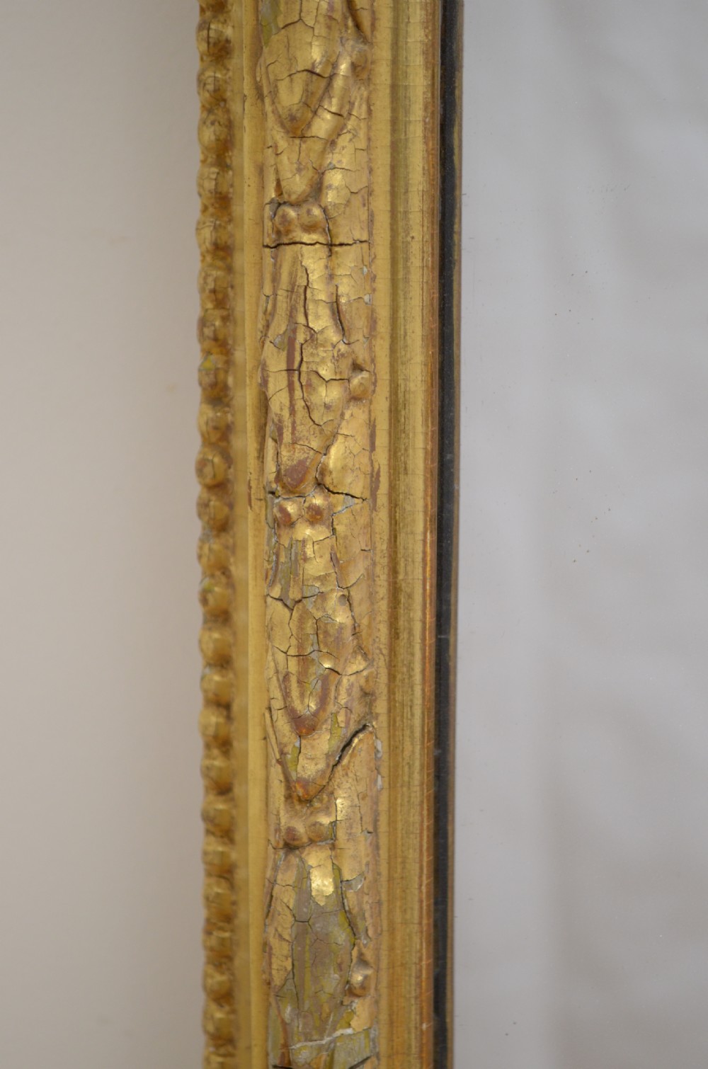 Tall and Slim Early Victorian Pier Mirror View X