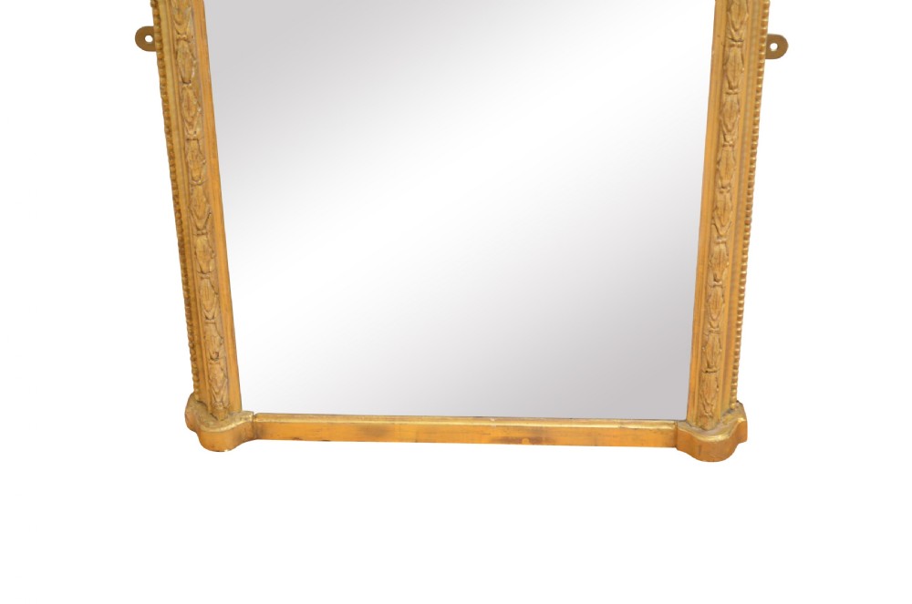 Tall and Slim Early Victorian Pier Mirror View XI