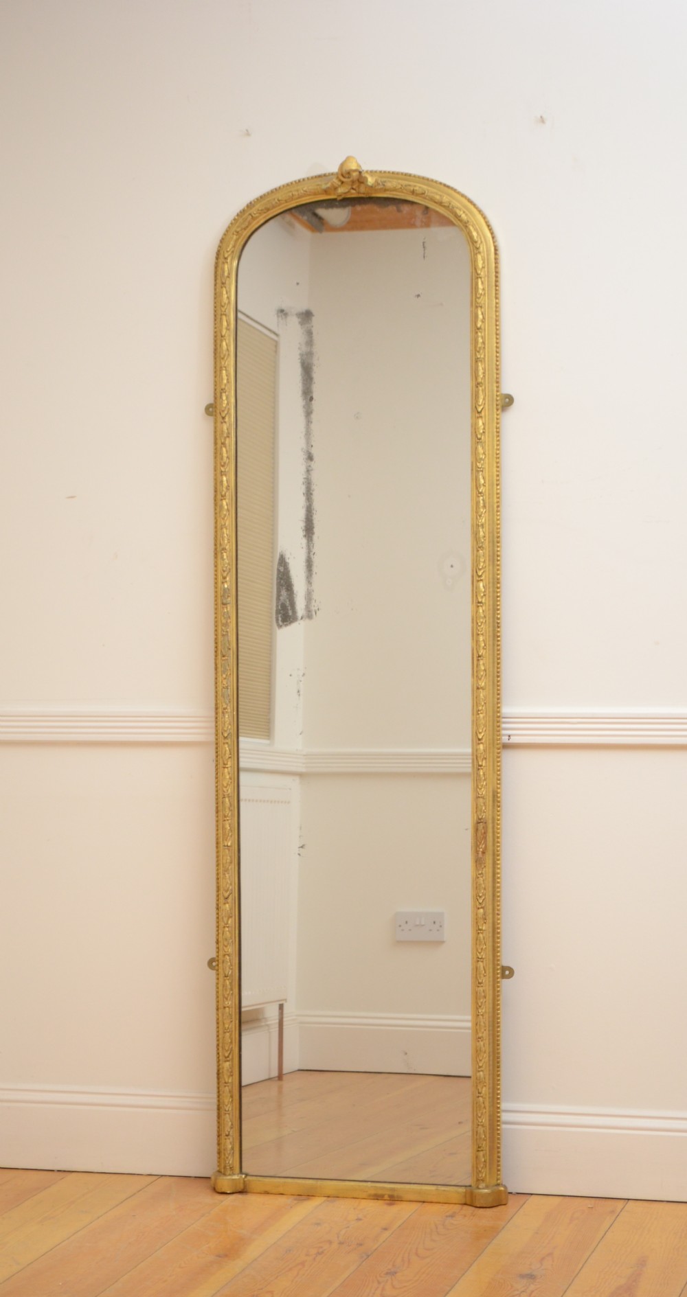 Tall and Slim Early Victorian Pier Mirror View XII