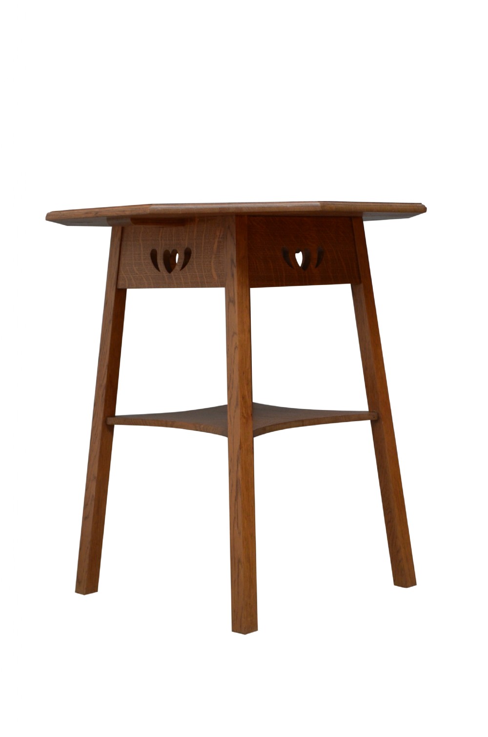 Stylish Arts and Crafts solid Oak table in the manner of Liberty & Co.