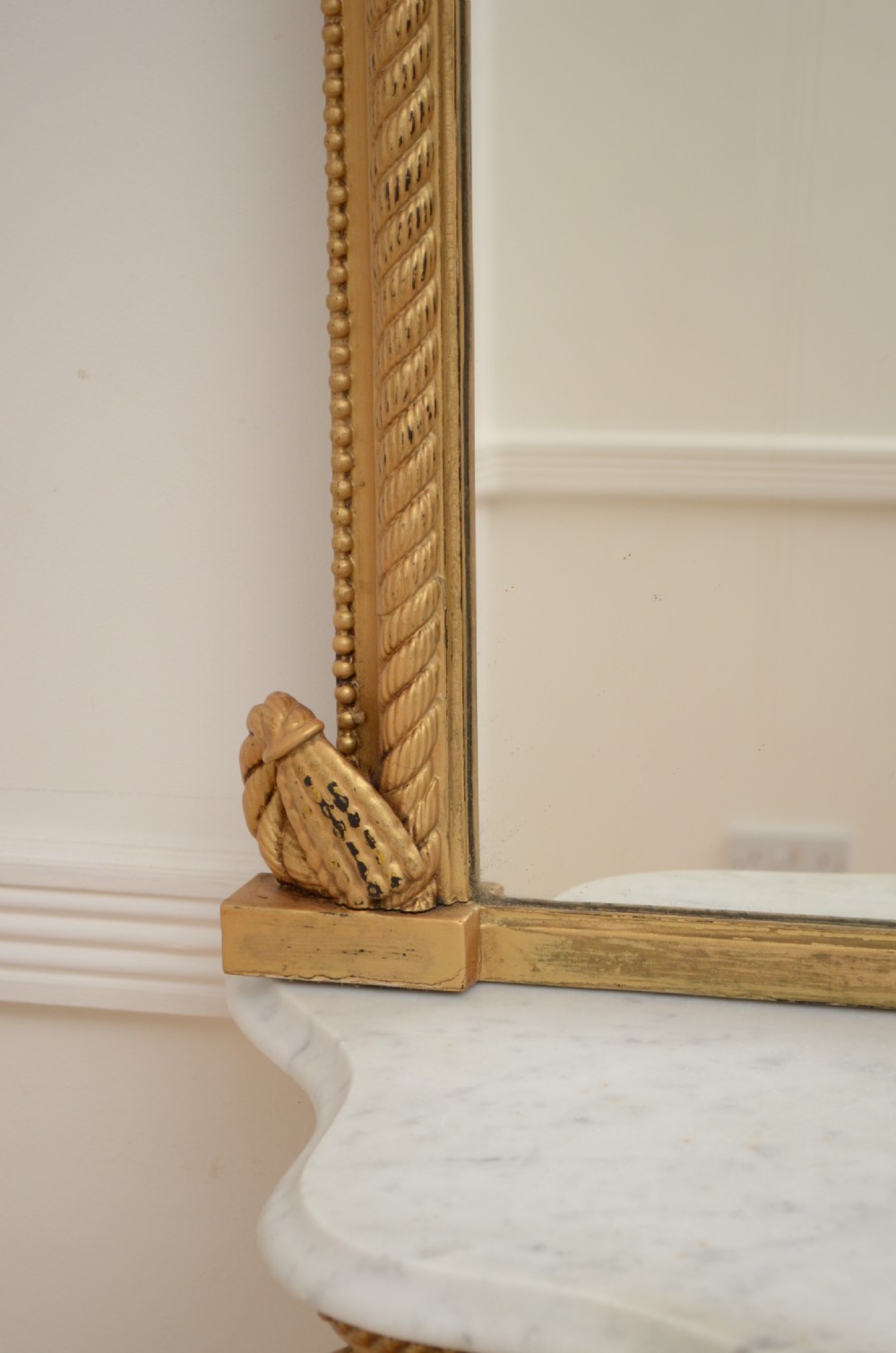 Turn of the Century Console Table with Pier Mirror View III