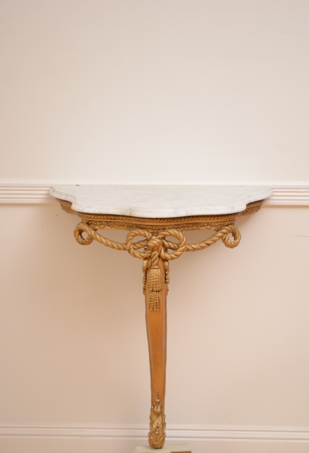Turn of the Century Console Table with Pier Mirror View XIII