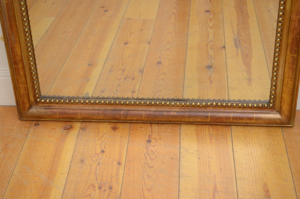 Large 19th Century Giltwood Wall Mirror  View III