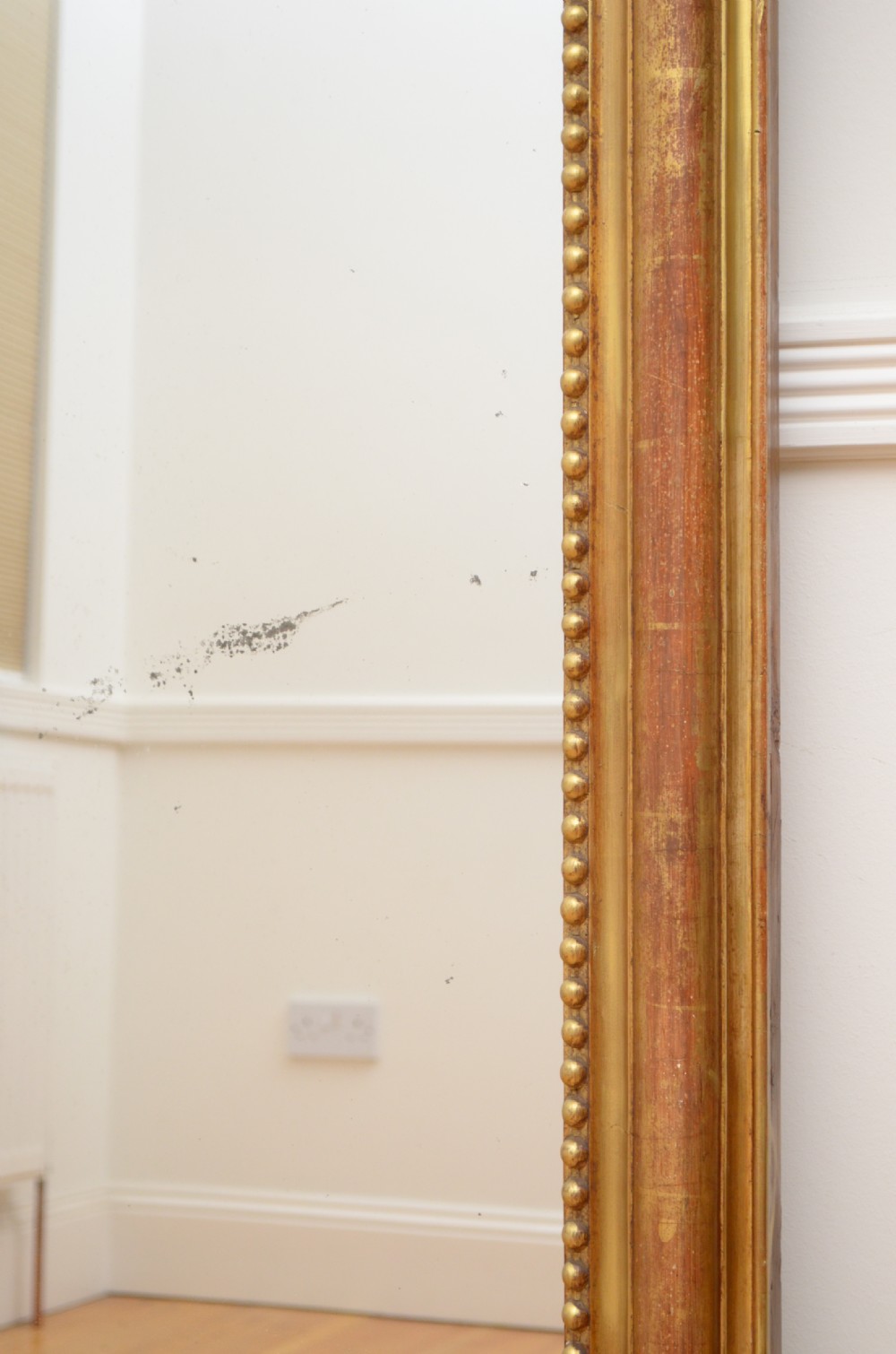 Large 19th Century Giltwood Wall Mirror  View XI