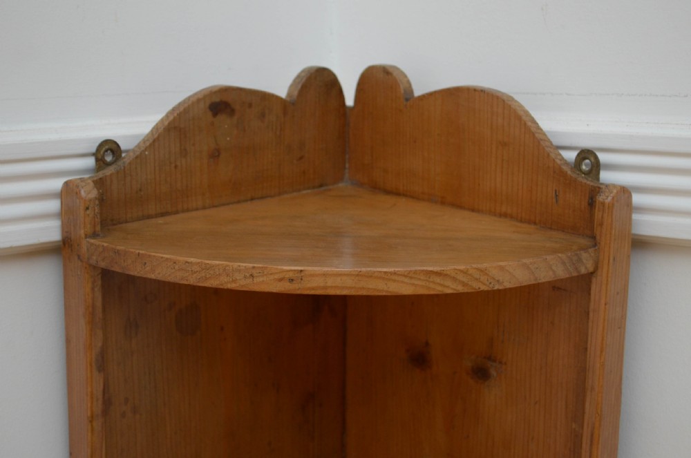 Victorian Country House Pine Corner Shelves  View II