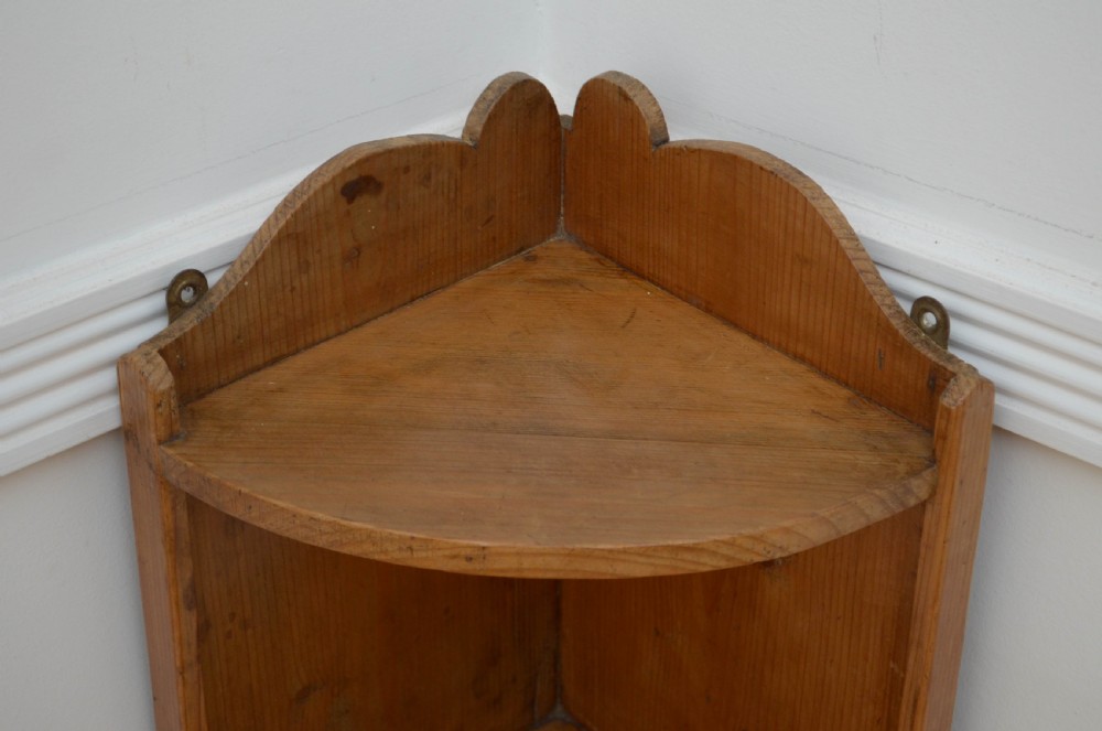 Victorian Country House Pine Corner Shelves  View III