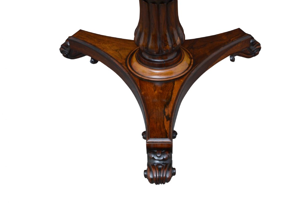 Superb William IV Rosewood Centre Table Dining Table  View X