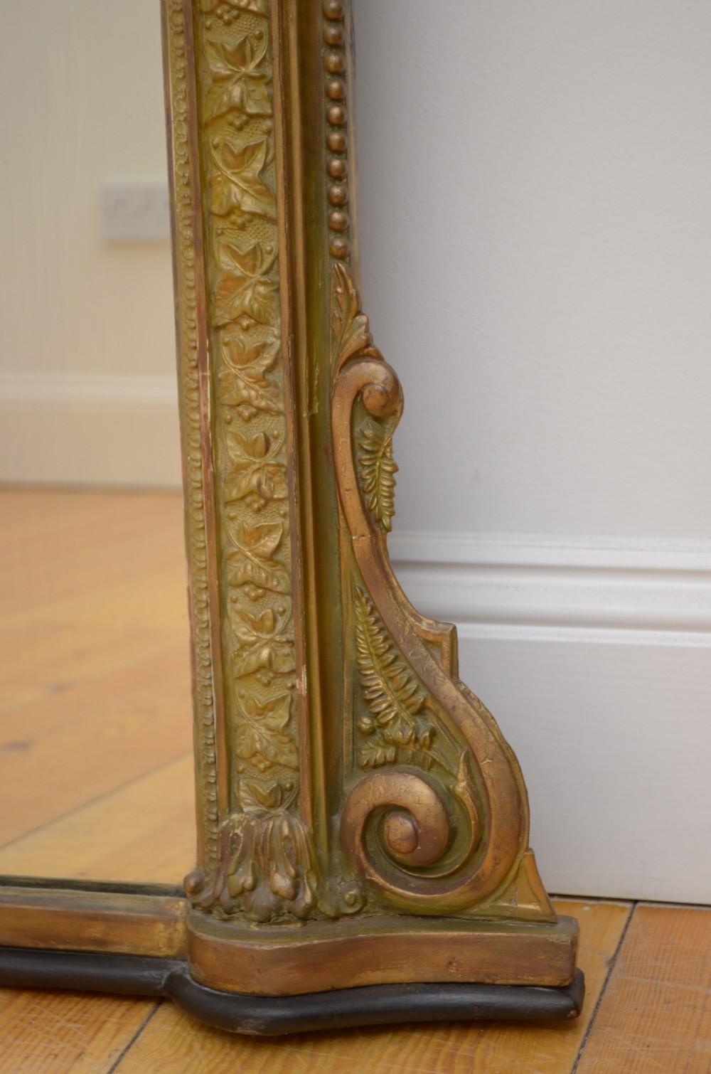 Victorian Giltwood Wall Mirror  View X