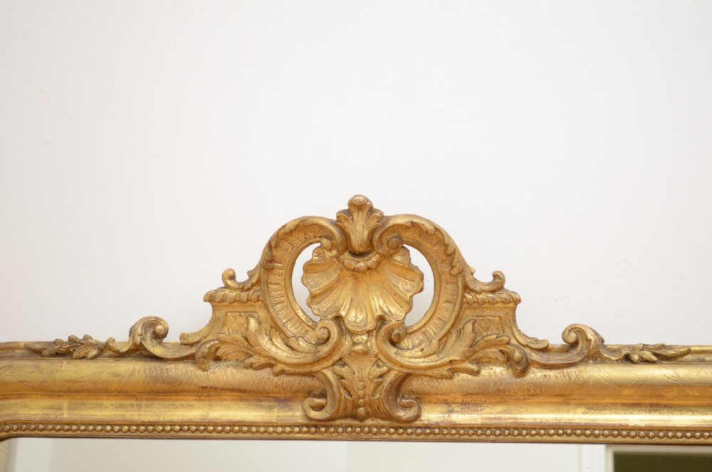 XIXth Century French Giltwood Mirror View X