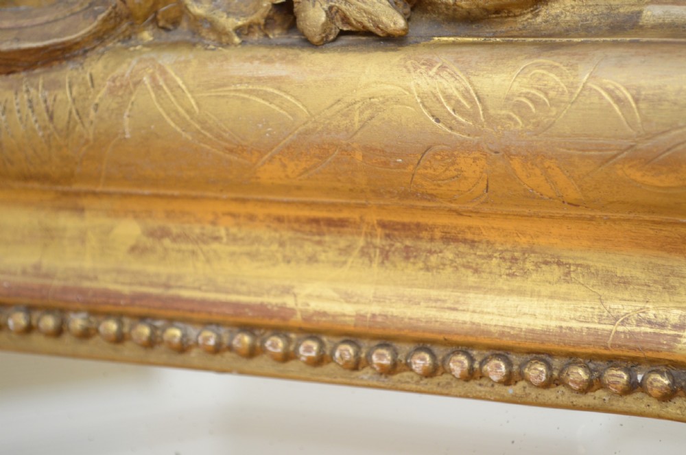XIXth Century French Giltwood Mirror View XI