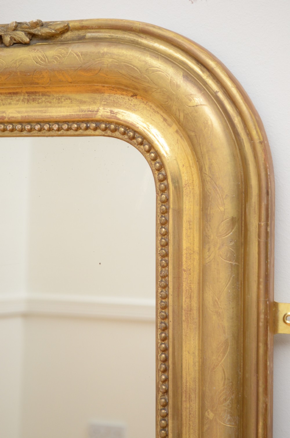 XIXth Century French Giltwood Mirror View XII