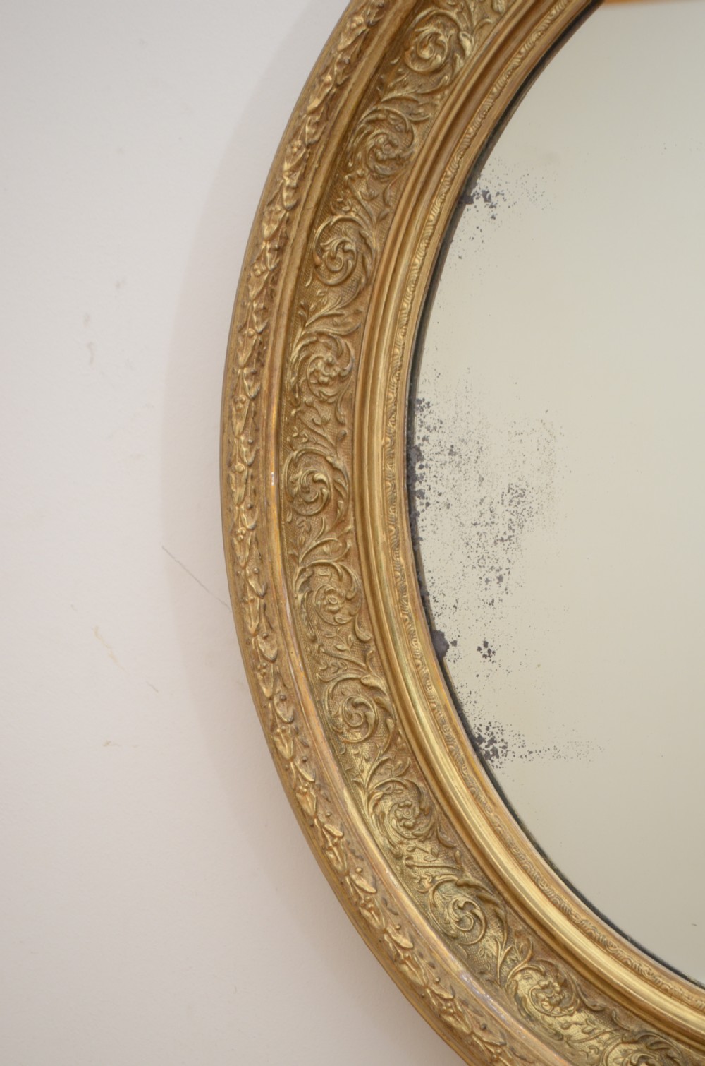 Elegant Victorian Giltwood Wall Mirror View IV