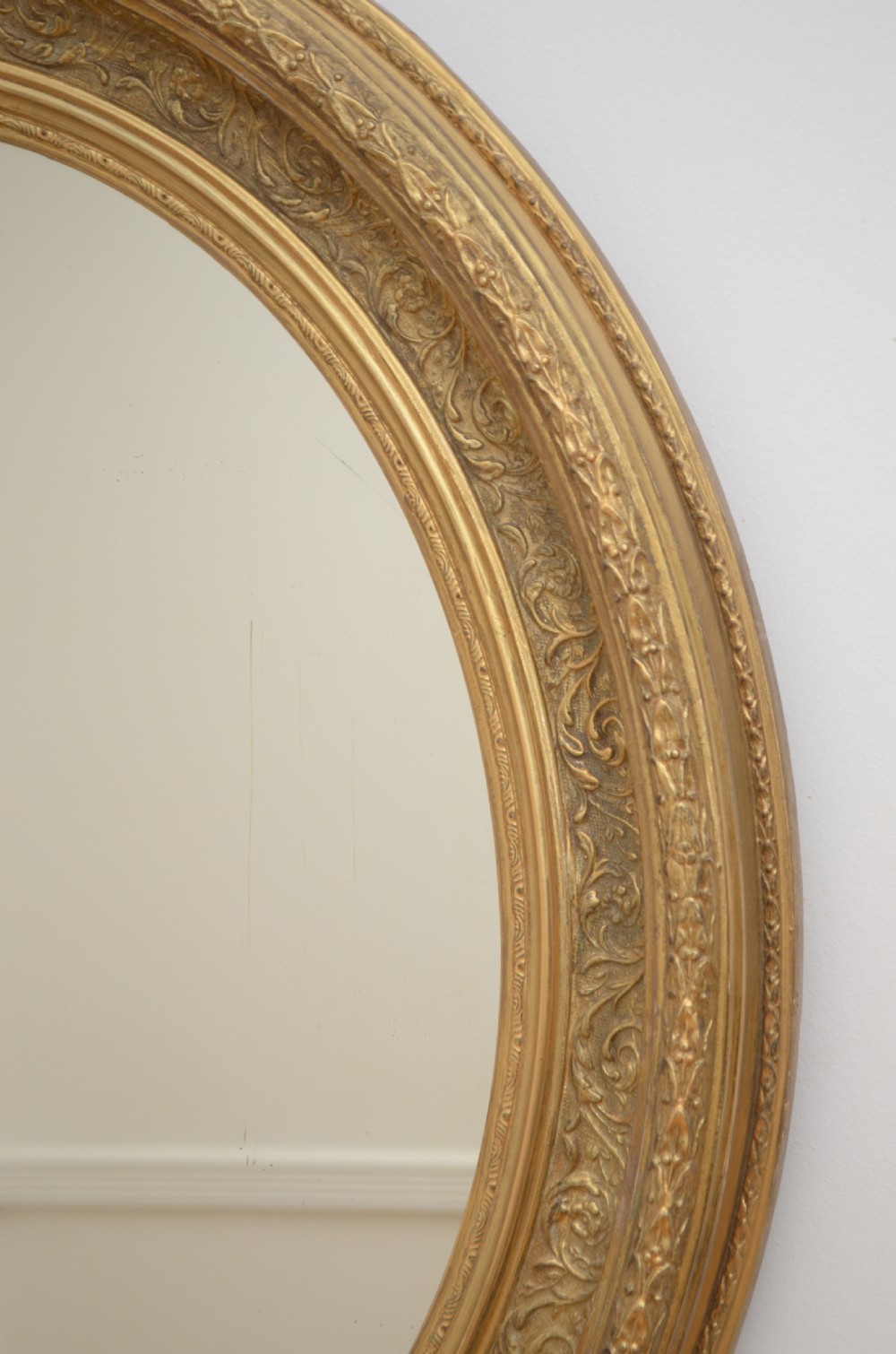 Elegant Victorian Giltwood Wall Mirror View VII
