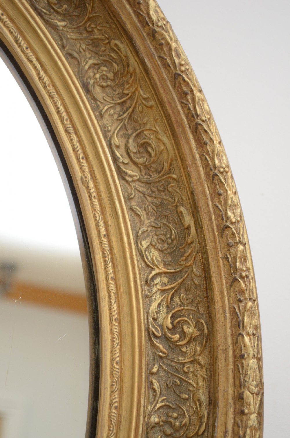 Elegant Victorian Giltwood Wall Mirror View VIII