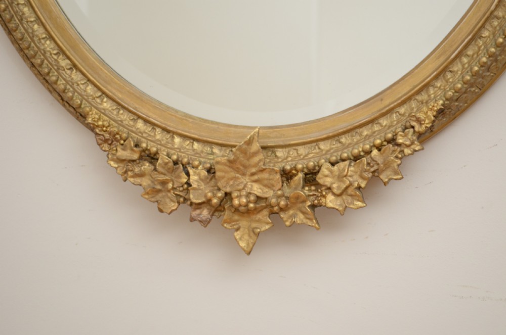 Late Victorian Giltwood Wall Mirror  View V