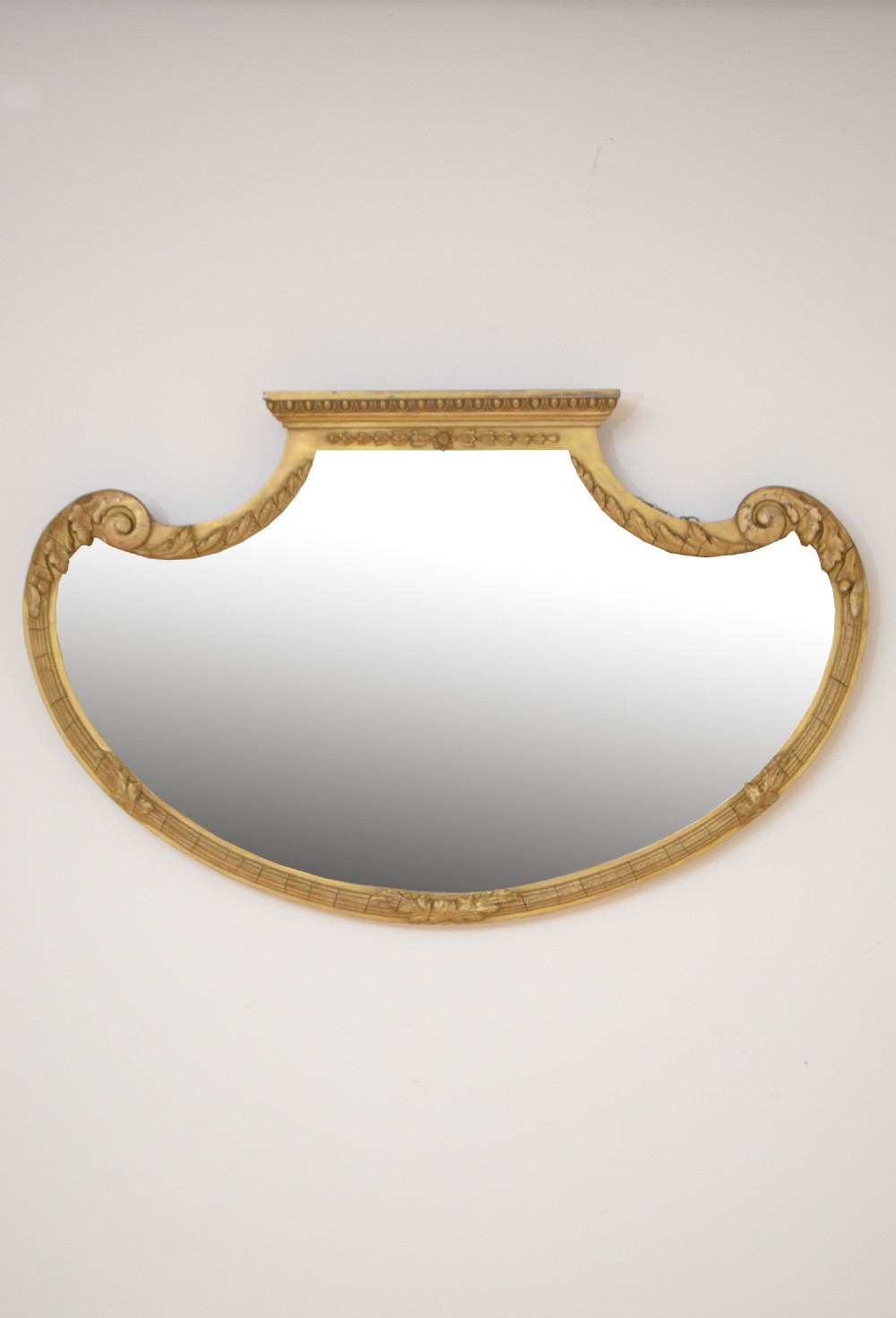Attractive Edwardian Giltwood Wall Mirror 