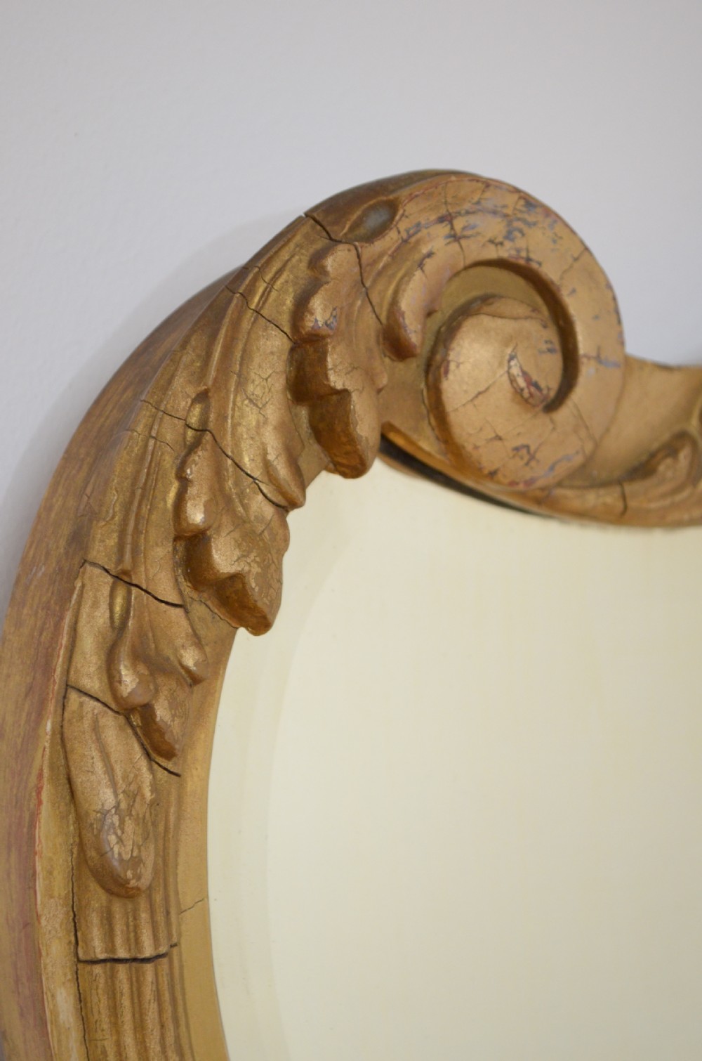 Attractive Edwardian Giltwood Wall Mirror  View VI