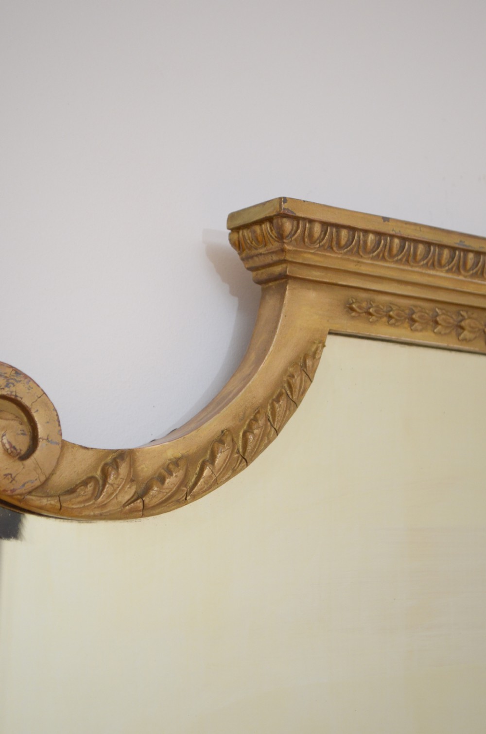 Attractive Edwardian Giltwood Wall Mirror  View VII