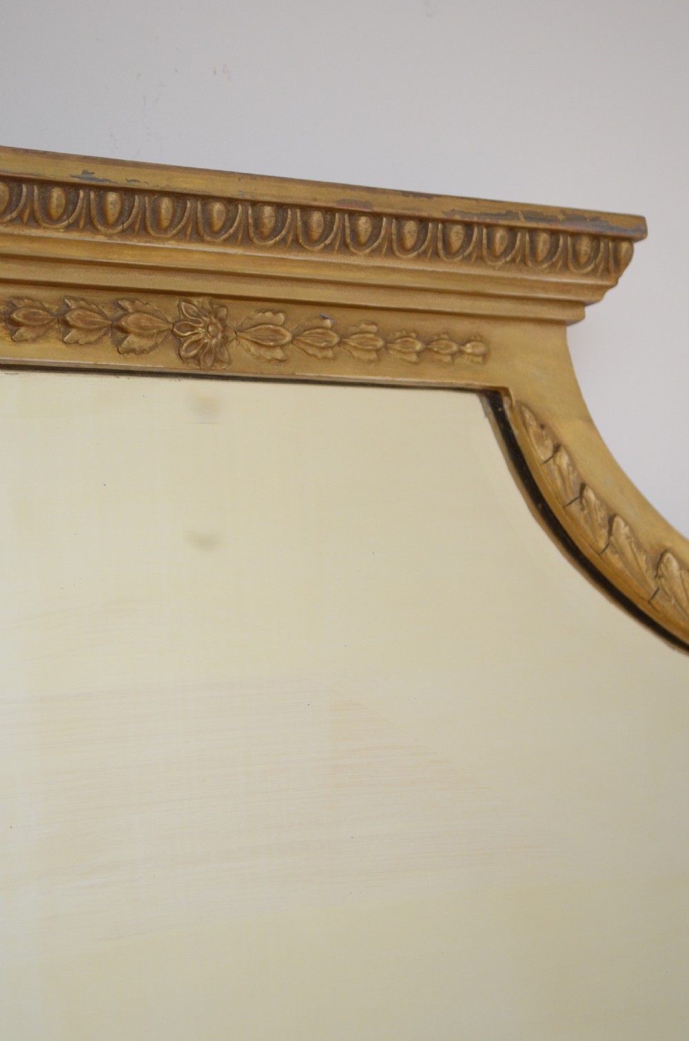 Attractive Edwardian Giltwood Wall Mirror  View IX