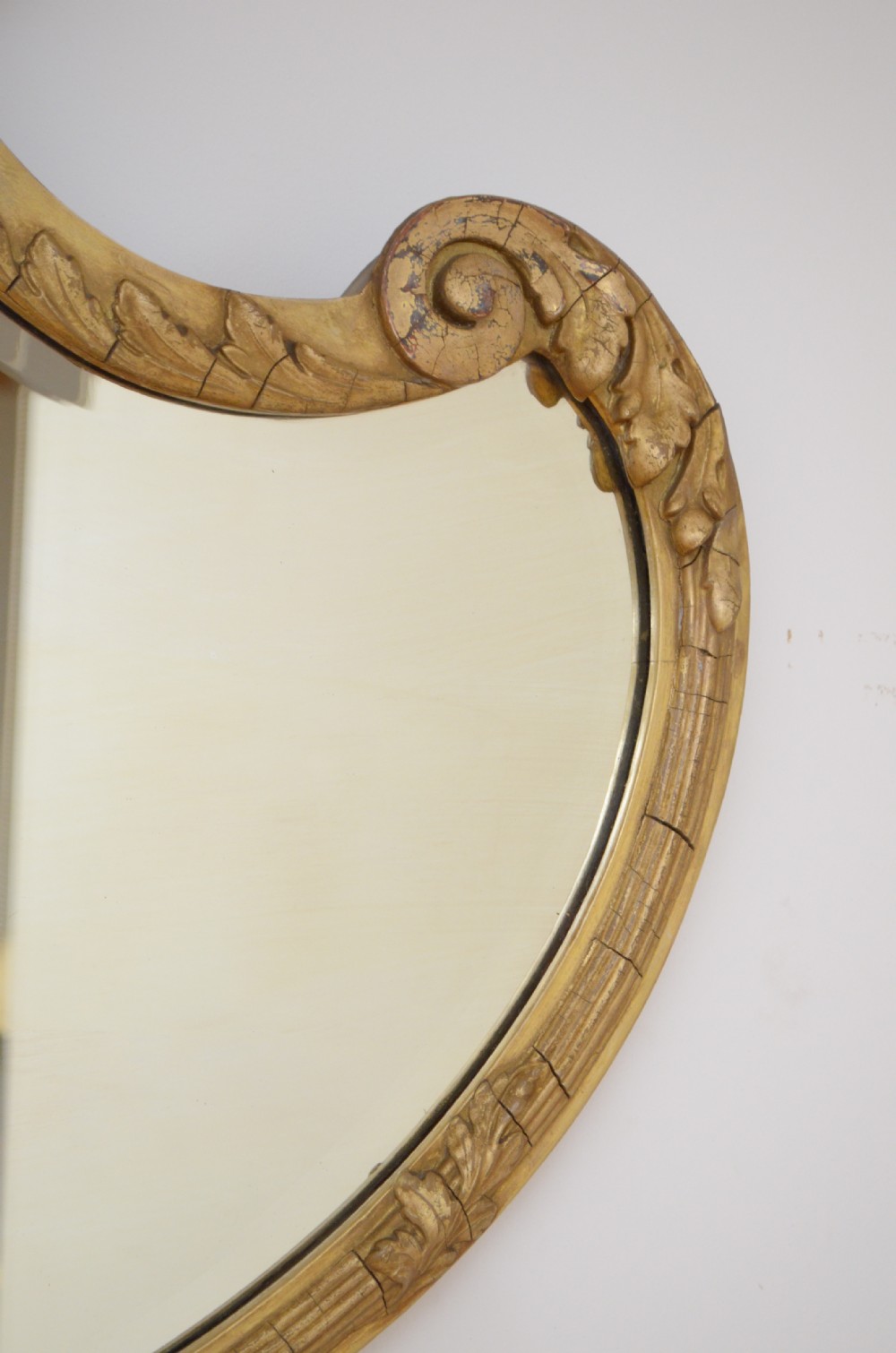 Attractive Edwardian Giltwood Wall Mirror  View XI