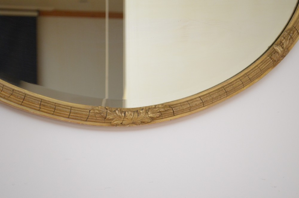 Attractive Edwardian Giltwood Wall Mirror  View XII