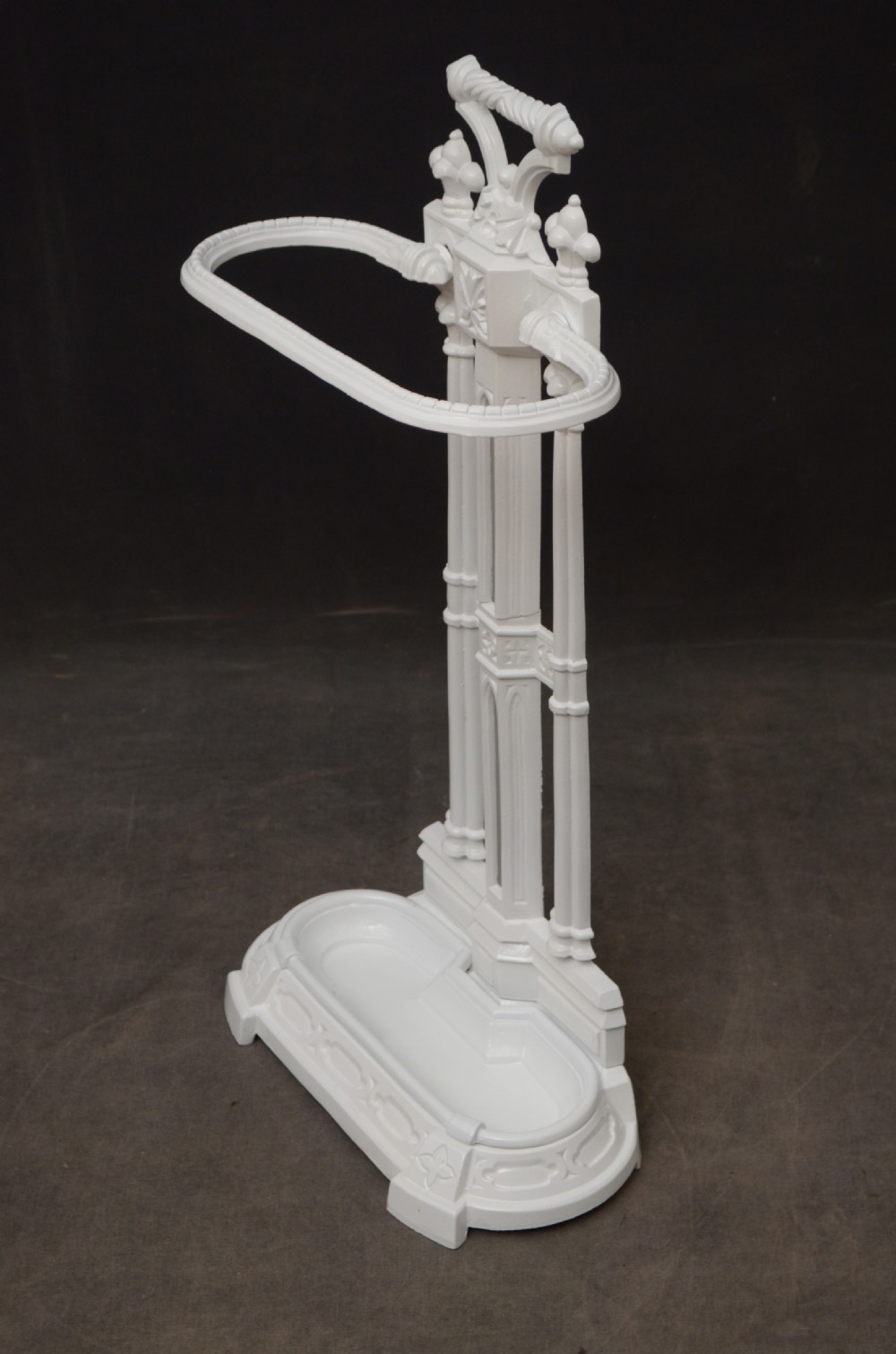 A Stylish Victorian Gothic Cast Iron Umbrella Stand View III