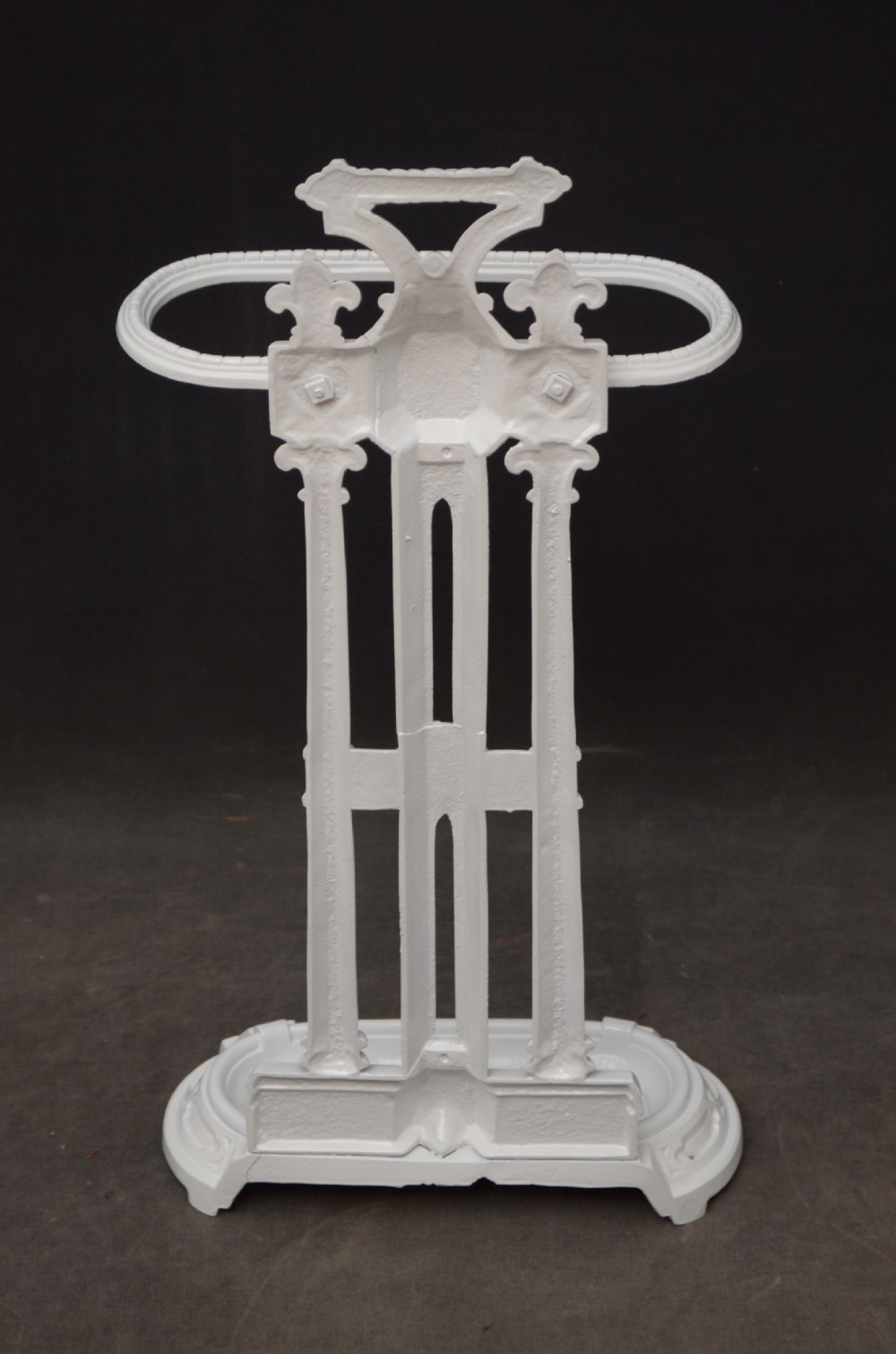 A Stylish Victorian Gothic Cast Iron Umbrella Stand View X