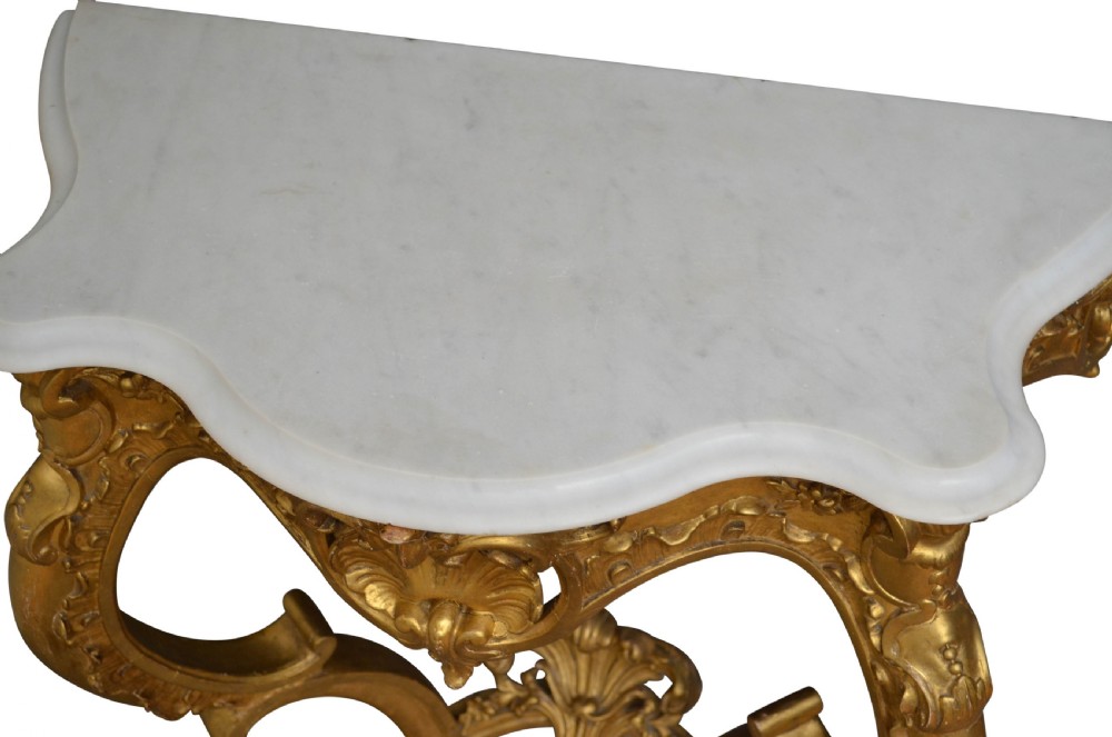Early Victorian Gilt Console Table View II