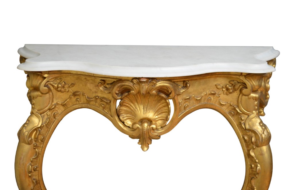 Early Victorian Gilt Console Table View III