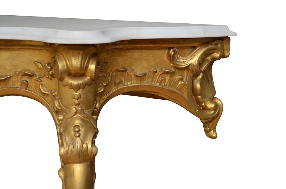 Early Victorian Gilt Console Table View IV