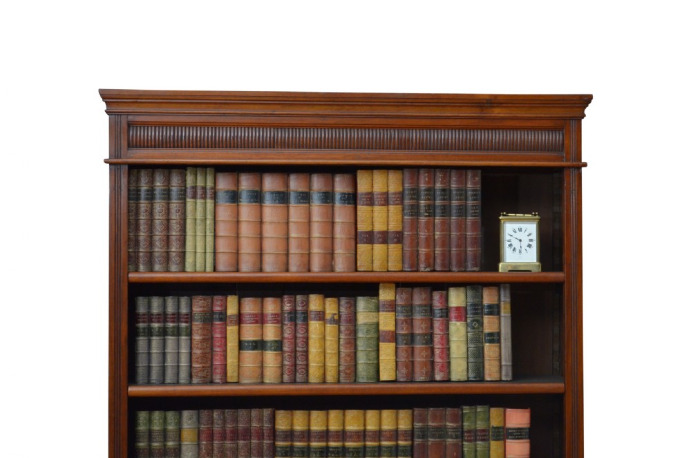 Victorian Walnut Open Bookcase View V