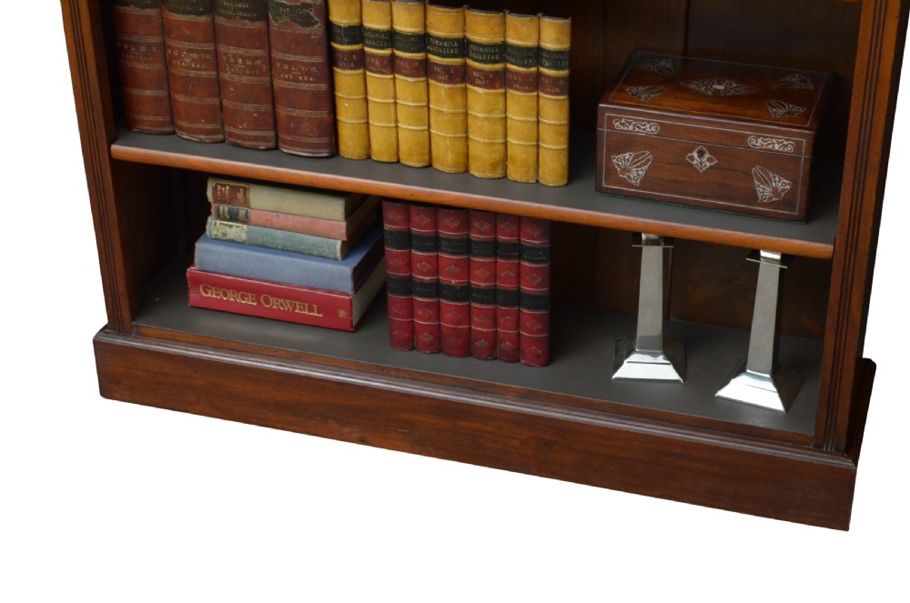 Victorian Walnut Open Bookcase View VIII