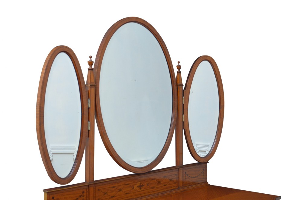 Edwardian Satinwood Dressing Table
 View II