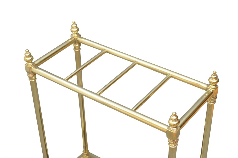 Victorian Brass Umbrella Stand View II