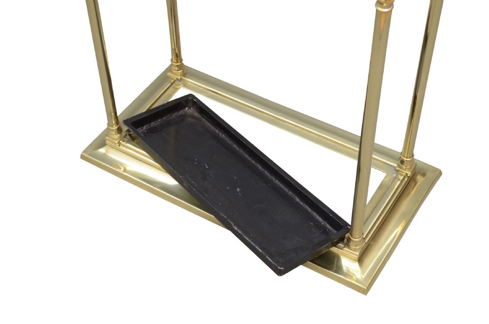 Victorian Brass Umbrella Stand View VII